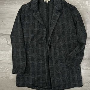 Madewell slouchy plaid blazer